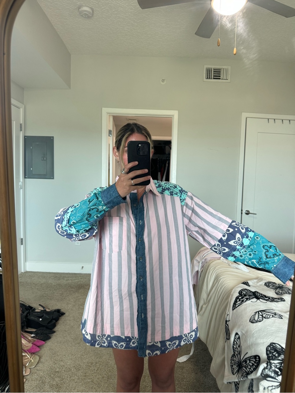 Free People Button Down Shirt